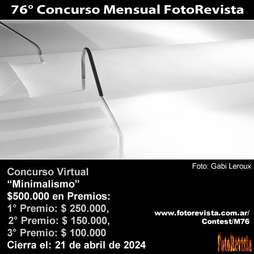 76 Concurso Mensual FotoRevista: Minimalismo