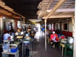 callejn de comidas en Cotoca - Bolivia