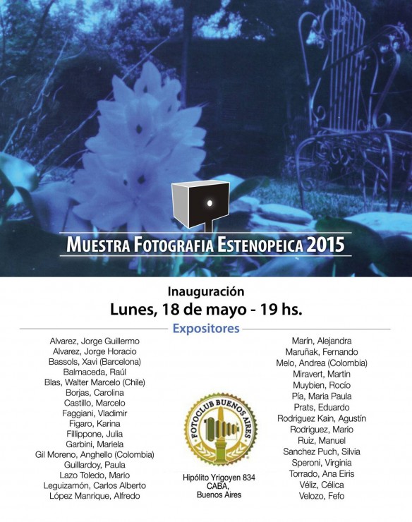 Muestra Fotografa Estenopeica 2015