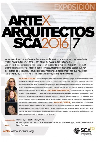 Arte x Arquitectos SCA 2016