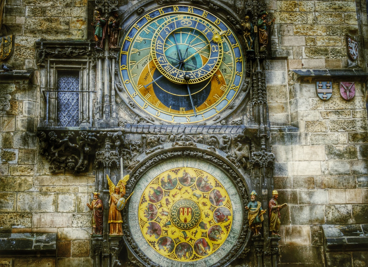 "Reloj astronomico de Praga, Praga, Rep. Checa" de Sergio Valdez