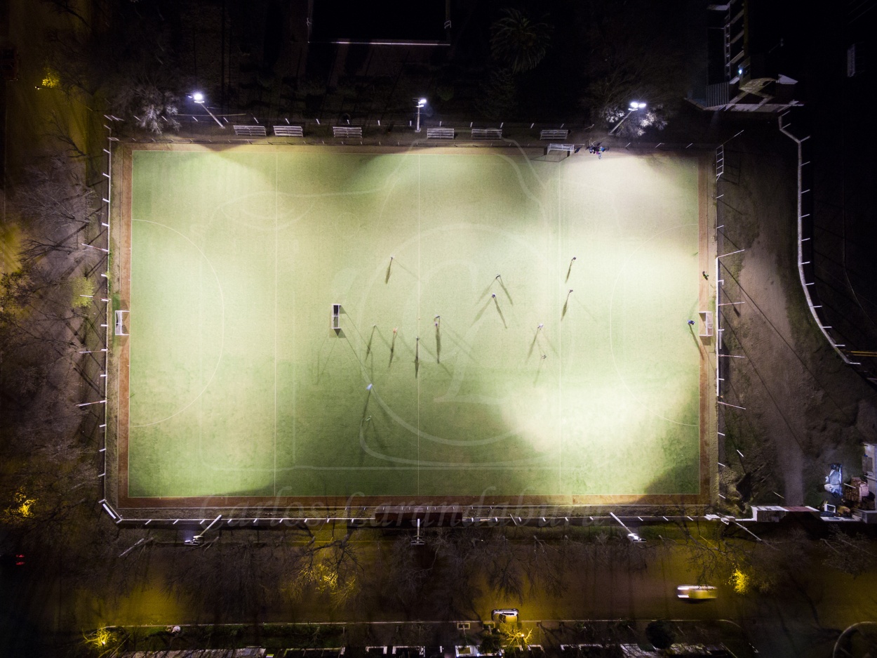 "Hockey desde el aire" de Carlos Larandaburu