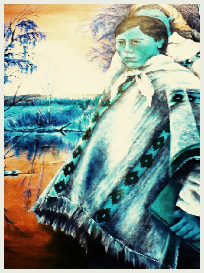 "El Santo mapuche" de Laura Delker