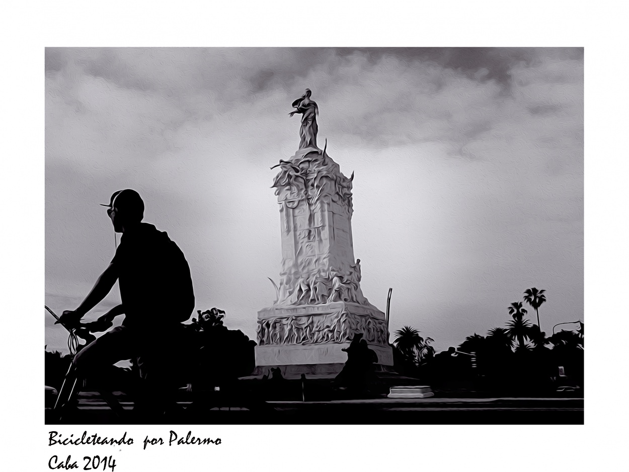 "Bicicleteando por Palermo(Caba 2014)" de Nora Lilian Iturbide ( Noral )
