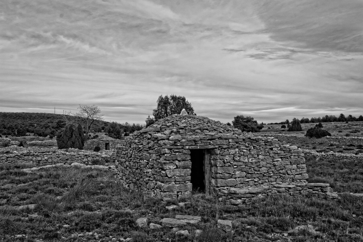 "Caseta de pastores, construccin en piedra seca" de Juan Beas