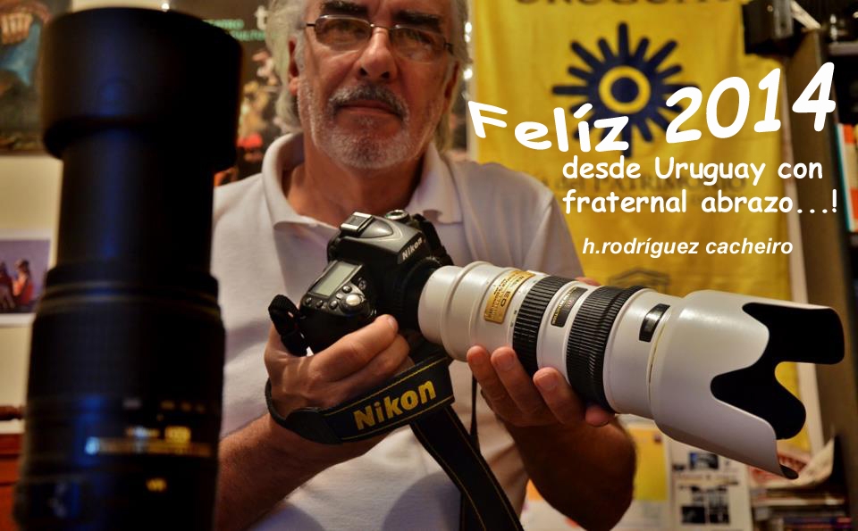 "Abrazo para FotoRevista y todos los colegas-amigos" de Hctor Rodrguez Cacheiro