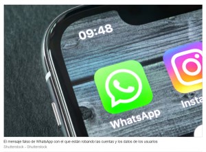 El mensaje falso de WhatsApp con el que estn robando las cuentas y los datos de los usuarios