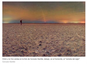 Deslumbrante: el cometa del siglo, Orin y la Va Lctea capturados por un premiado astrofotgrafo argentino