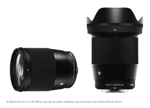 Sigma confirma la llegada de sus cuatro primeros objetivos fijos para Canon RF