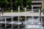 jugando en la fuente - QUEBEC