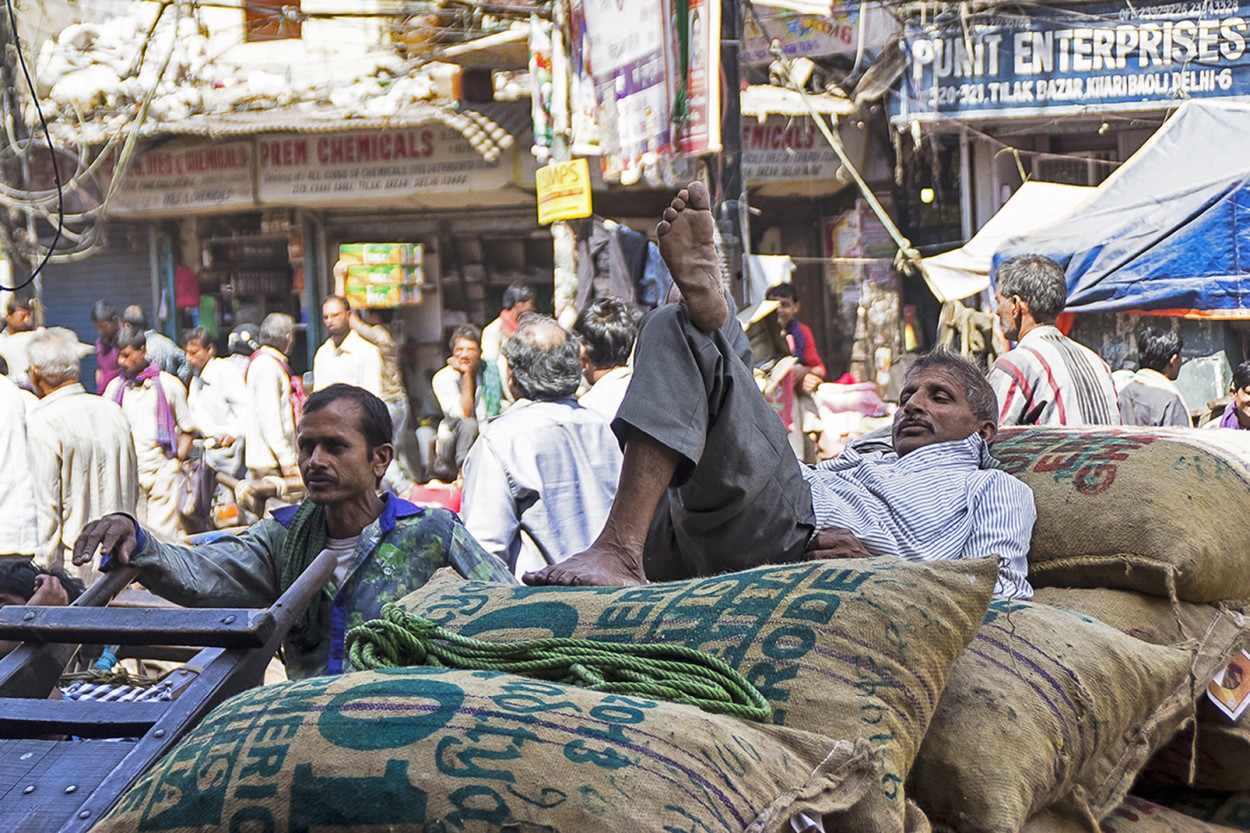 Changarines en Delhi