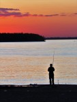 Pescando en Puerto Snchez(Paran)