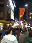 Sbado a la noche en Av. Corrientes