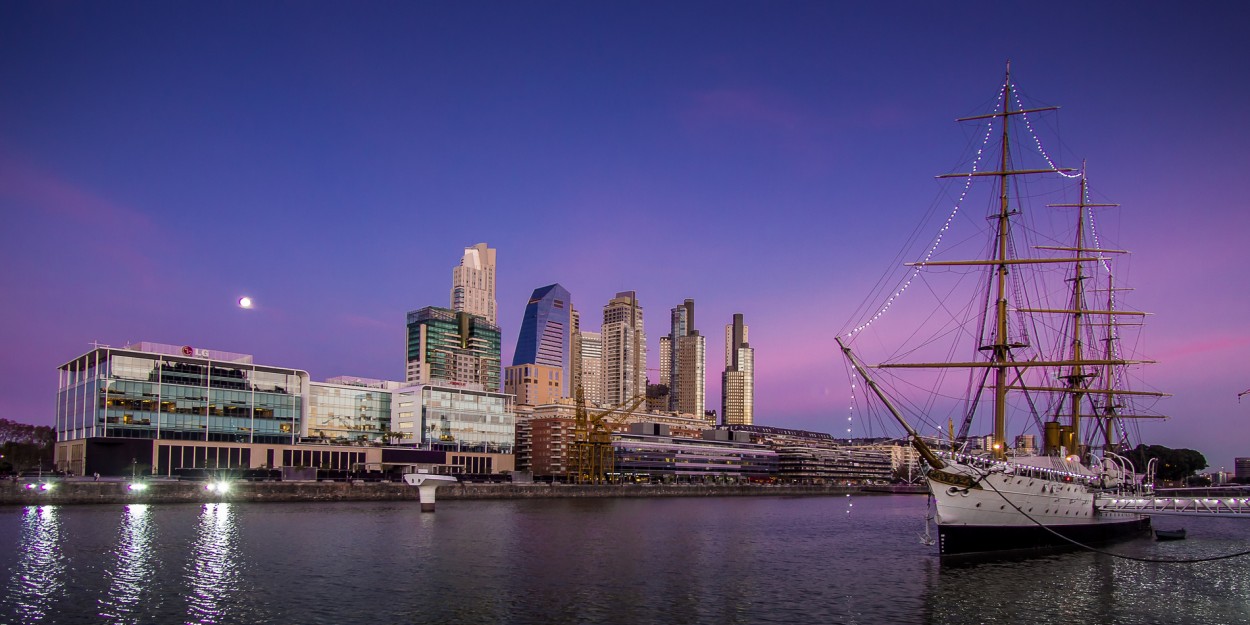 Atardecer en Pto Madero