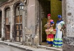 Floristas en La Habana