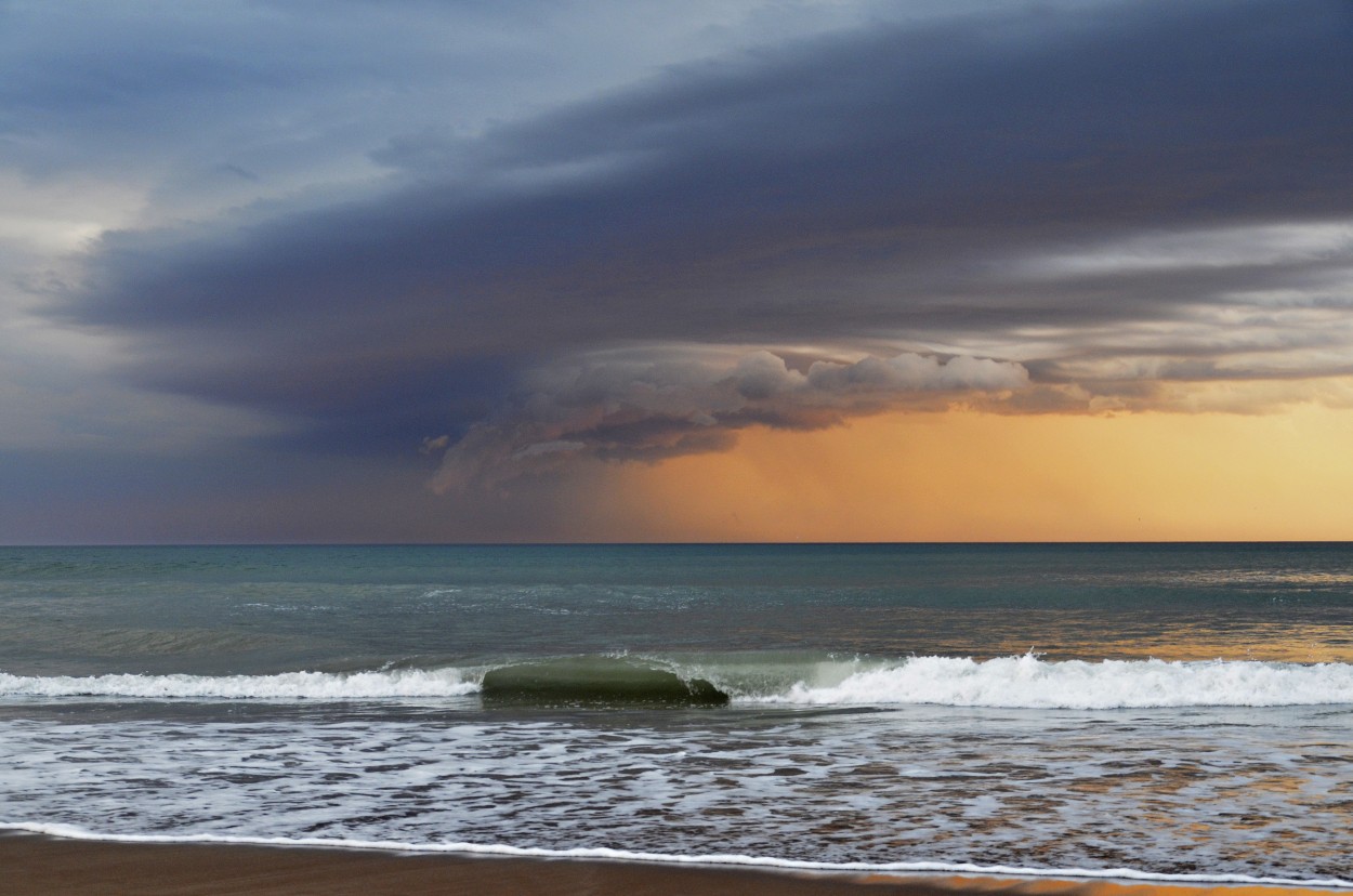 La nube y la ola