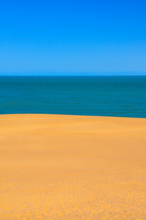 Tres colores en la playa