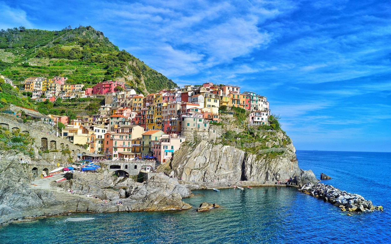 Parque nacional Cinqueterre, Liguria, Italia.