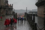 `Peregrinos en la lluvia` (Santiago de Compostela)