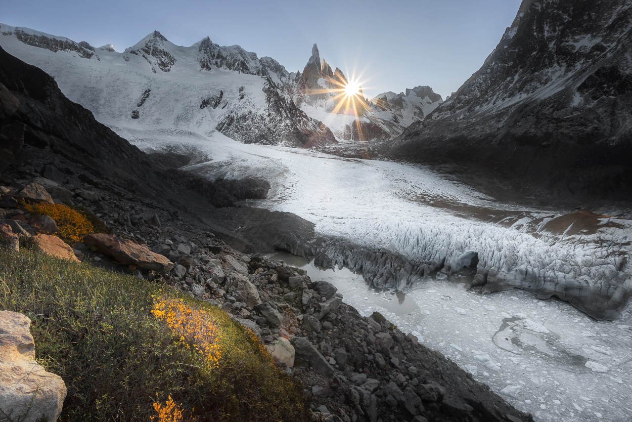 Puesta de Sol tras en Cerro Torre