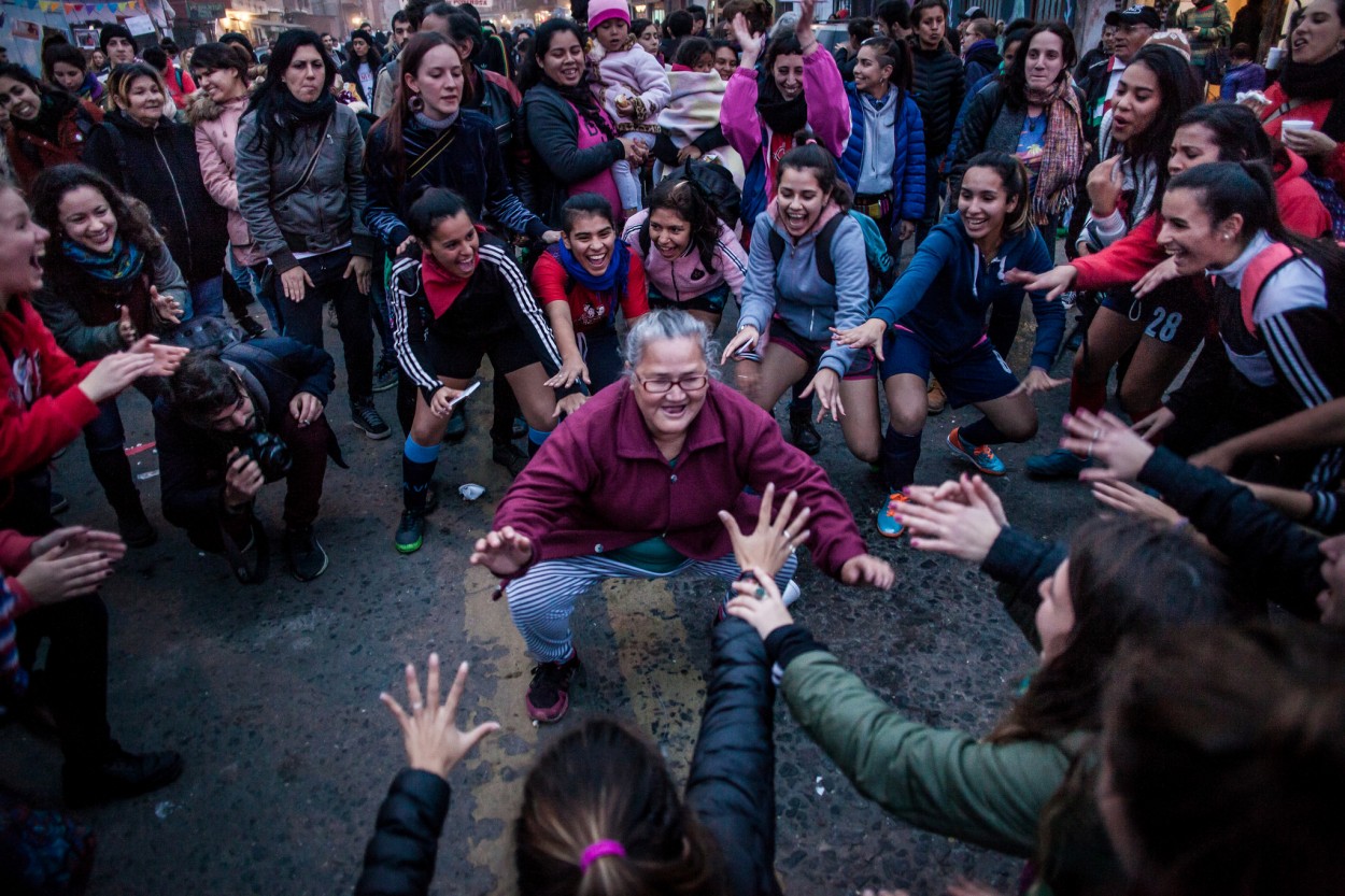 Fiesta en la casa de la mujer de La Poderosa