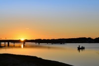 Atardecer en el lago