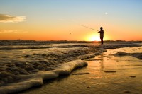 Pesca en la orilla