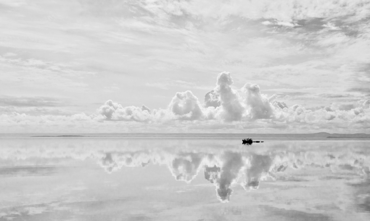 Pescando en el cielo.