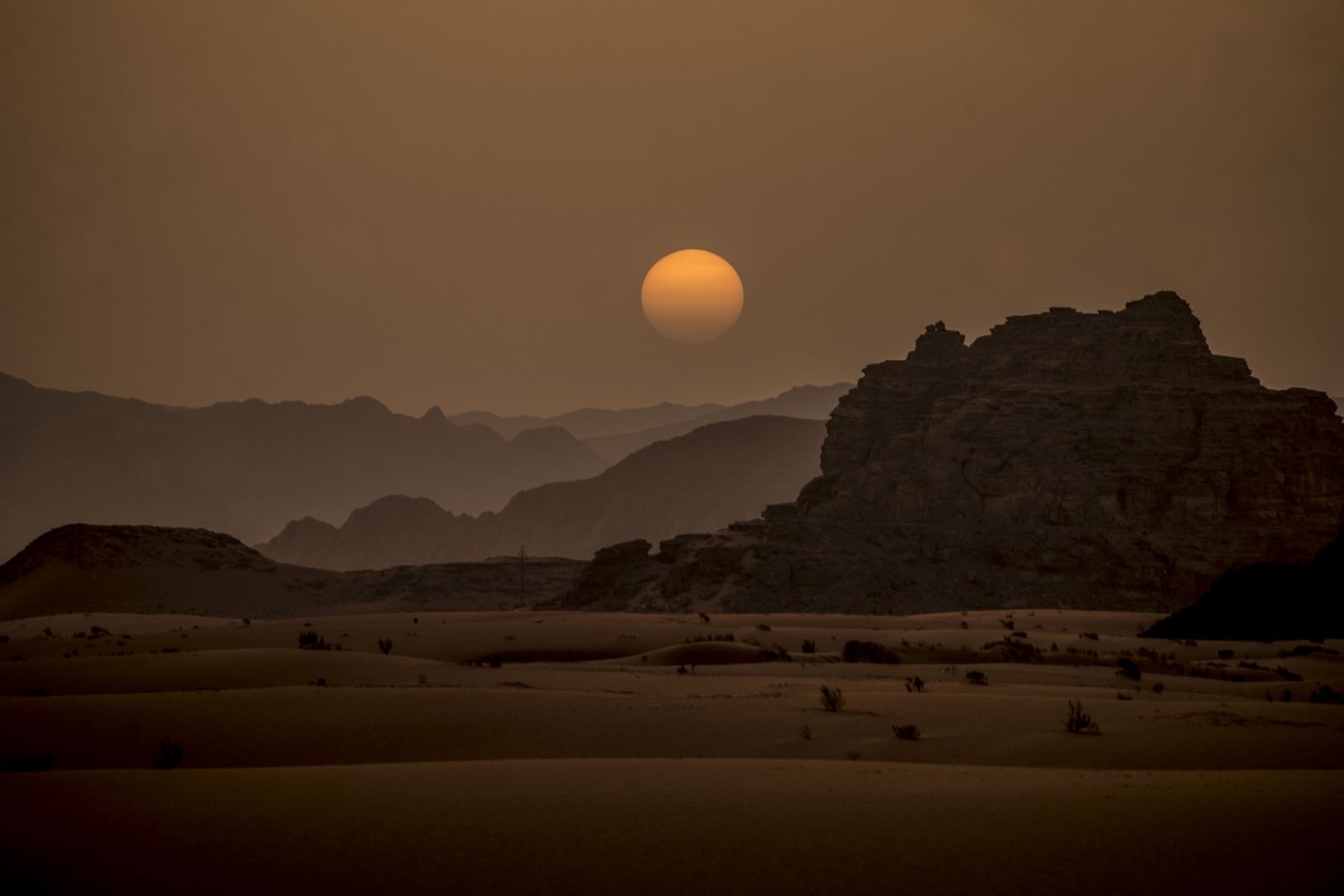 Atardecer en Marte