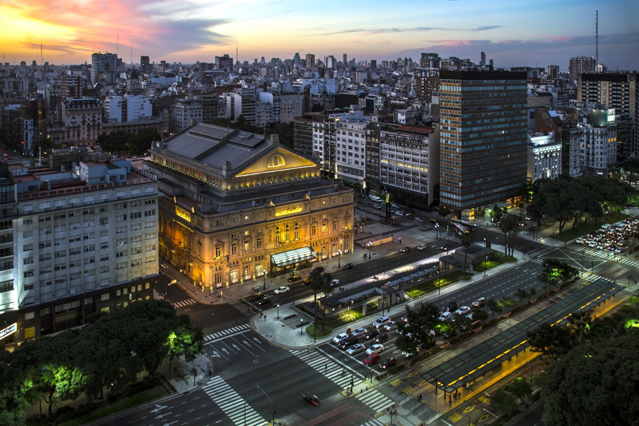 Atardecer en La City