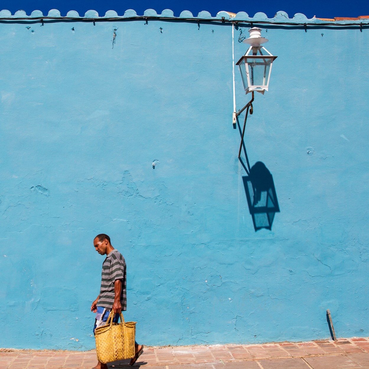 Estampado en azul