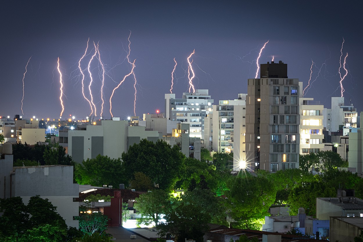 La Plata, rayos y diagonales