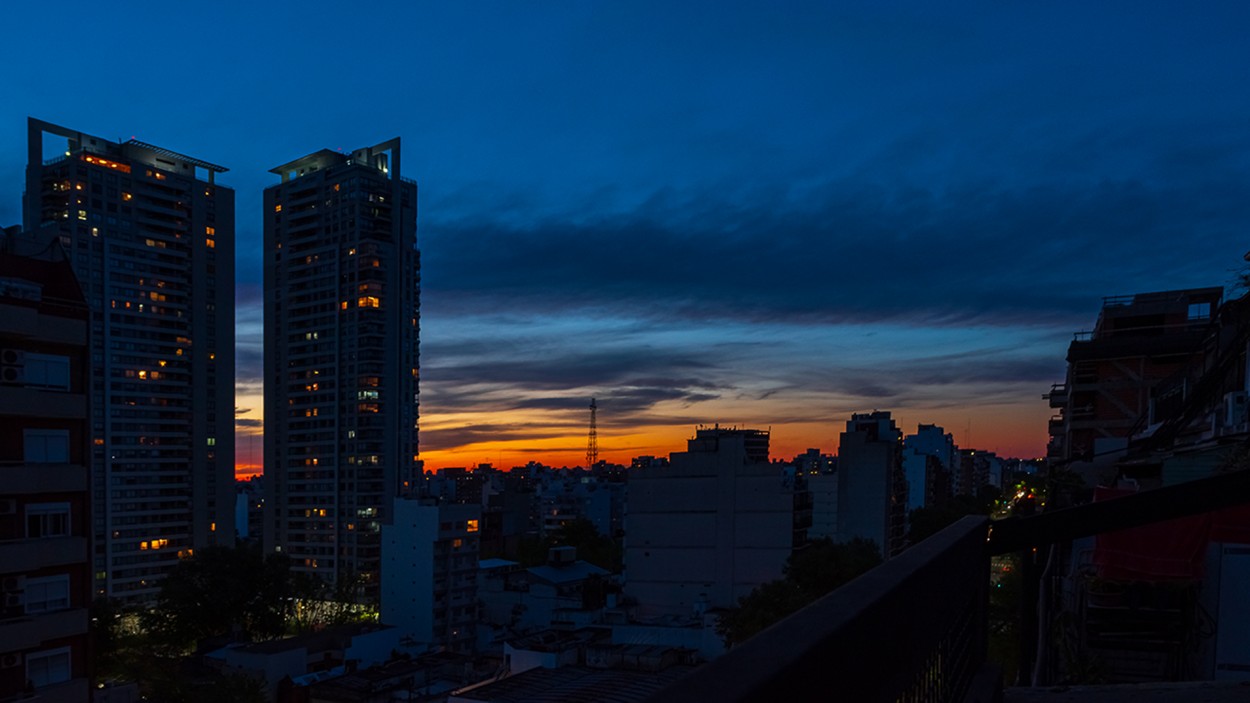 Skyline Torres Gemelas de Caballito