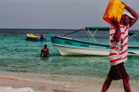 Trabajadores de la Playa en Colombia