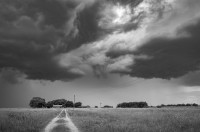 Tormenta en el campo