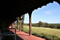 Admirando la vista desde la galeria