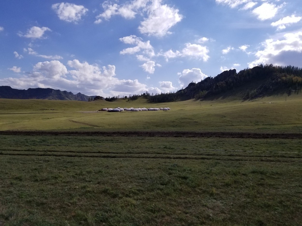 Campo y caserio Mongolia