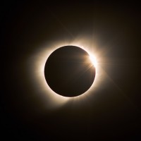 Anillo de diamantes - Eclipse total de sol 2020