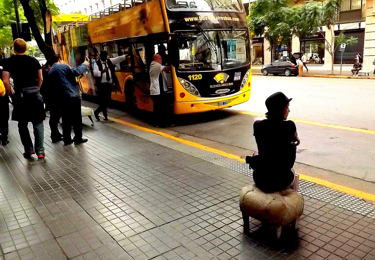 Turistas en Buenos Aires