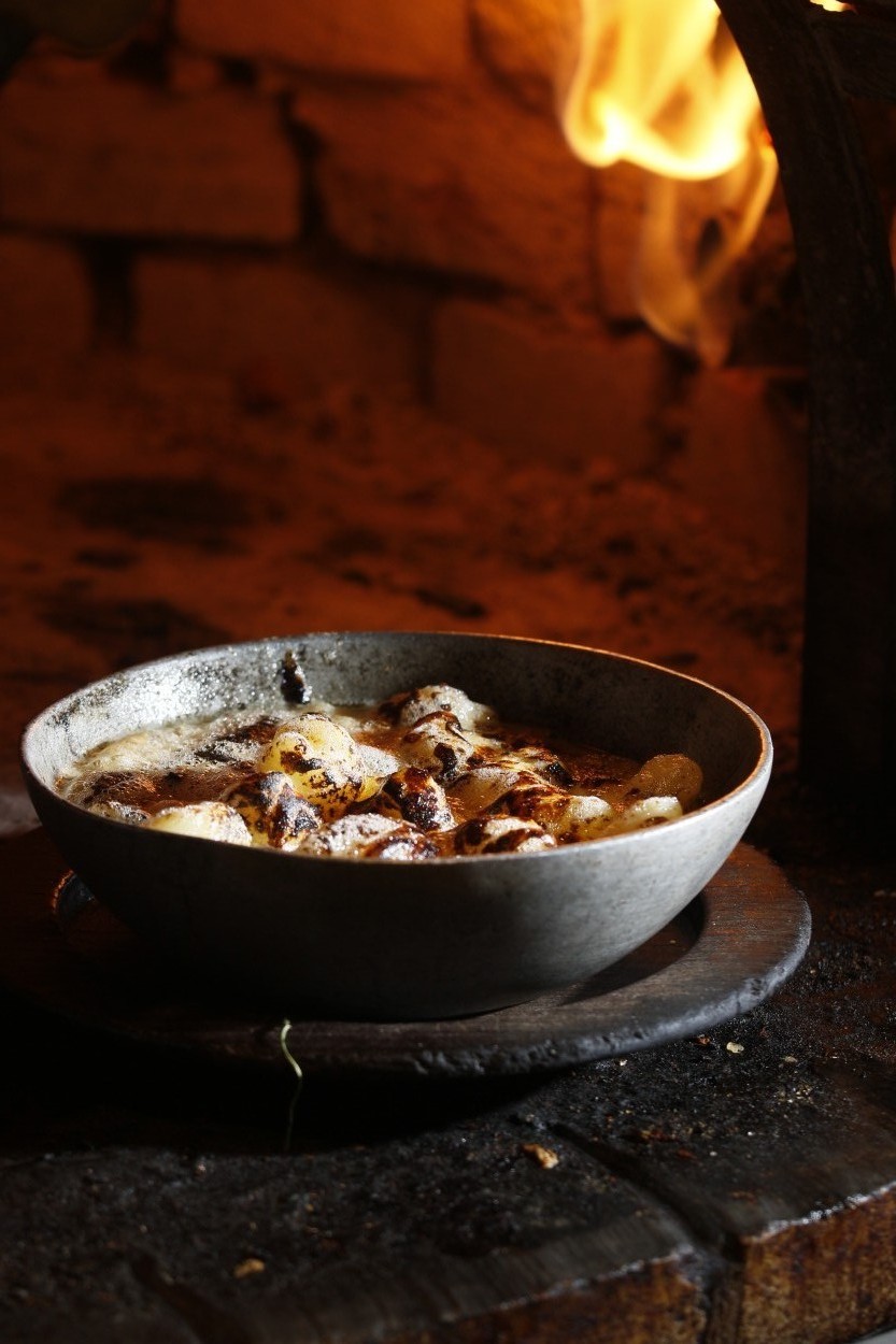 Gnochi al horno de barro