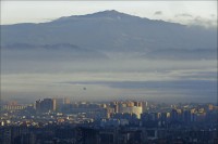 Bogot bajo la niebla