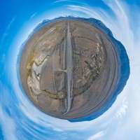 Ruta al Chalten Tiny Planet