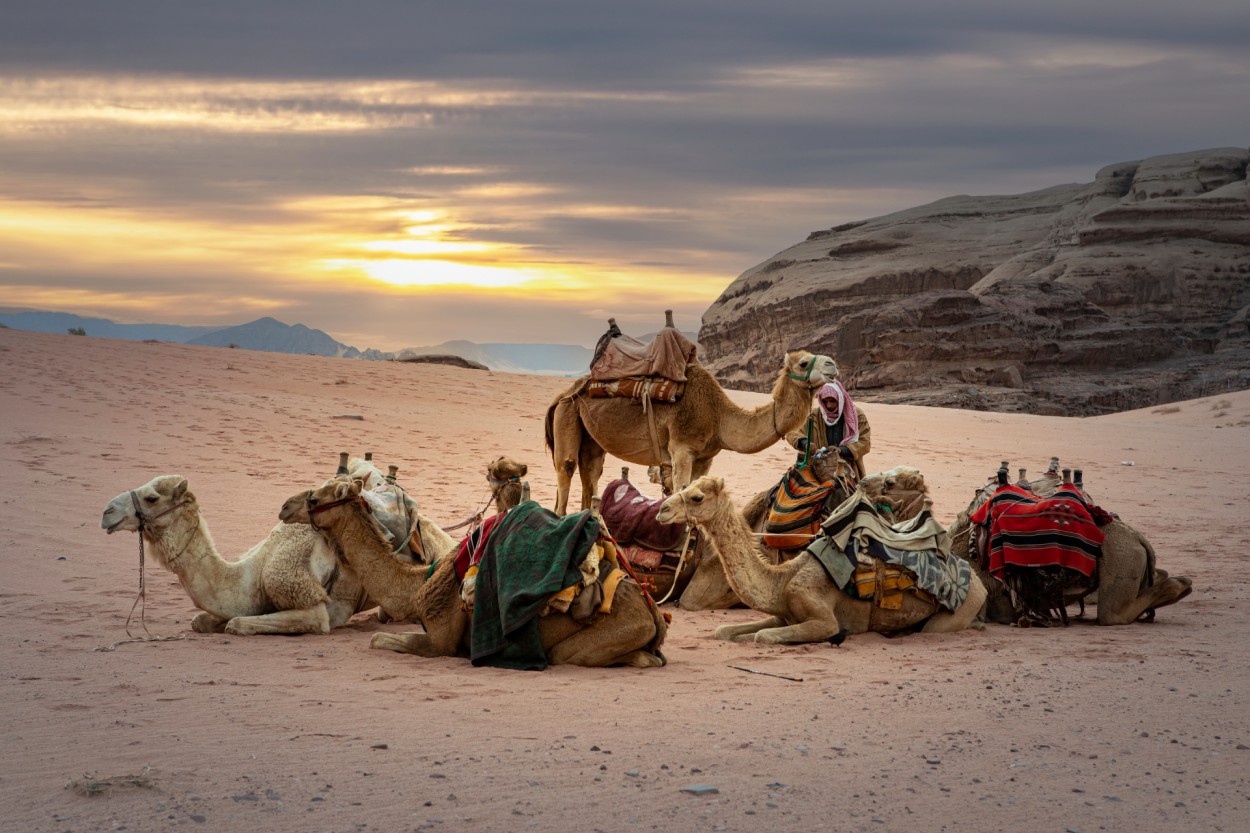 Amaneciendo en Wadi Run- Jordania