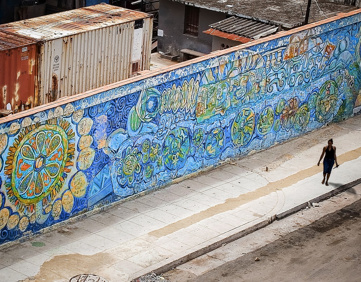 Paisaje desde la ventana. La Habana