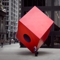 Red Cube. Manhattan