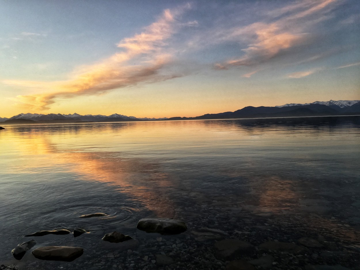 Atardecer en el lago