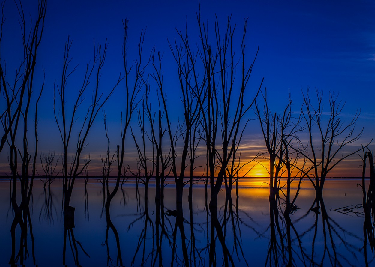 Atardecer en Epecuen 1