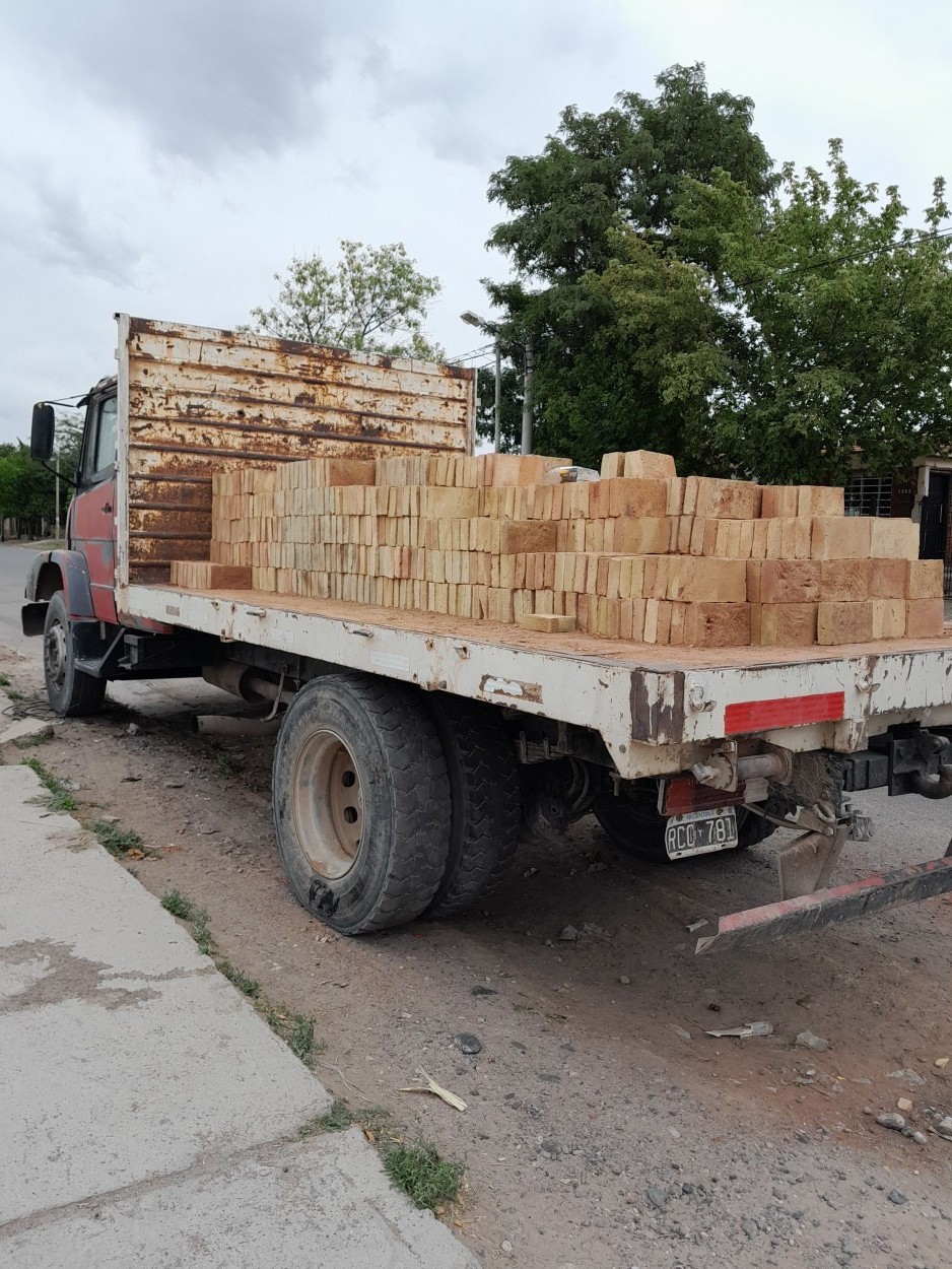 Transporte de ladrillos