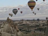 turistas en Capadocia