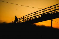 Cielo y puente